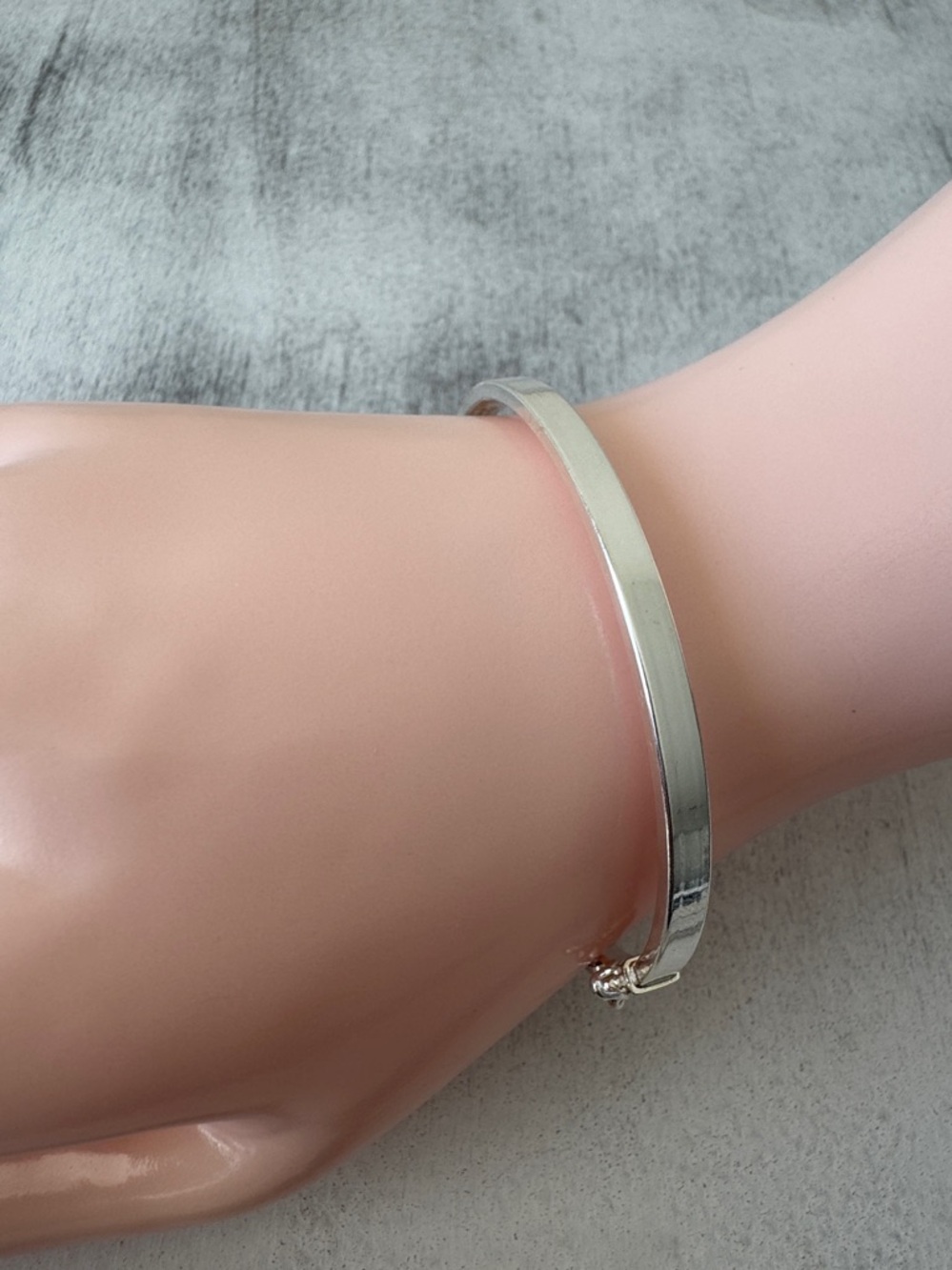 Mia Fiore Bangle Polished Bracelet Dyadema Silver Plated Bronze Italy